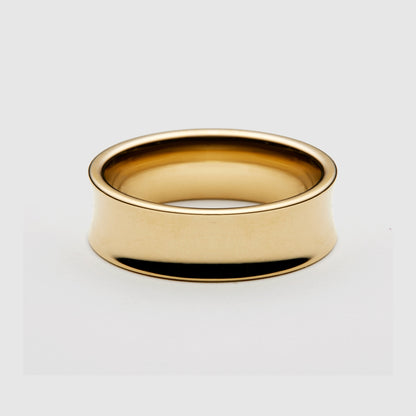 Concave Wedding Band