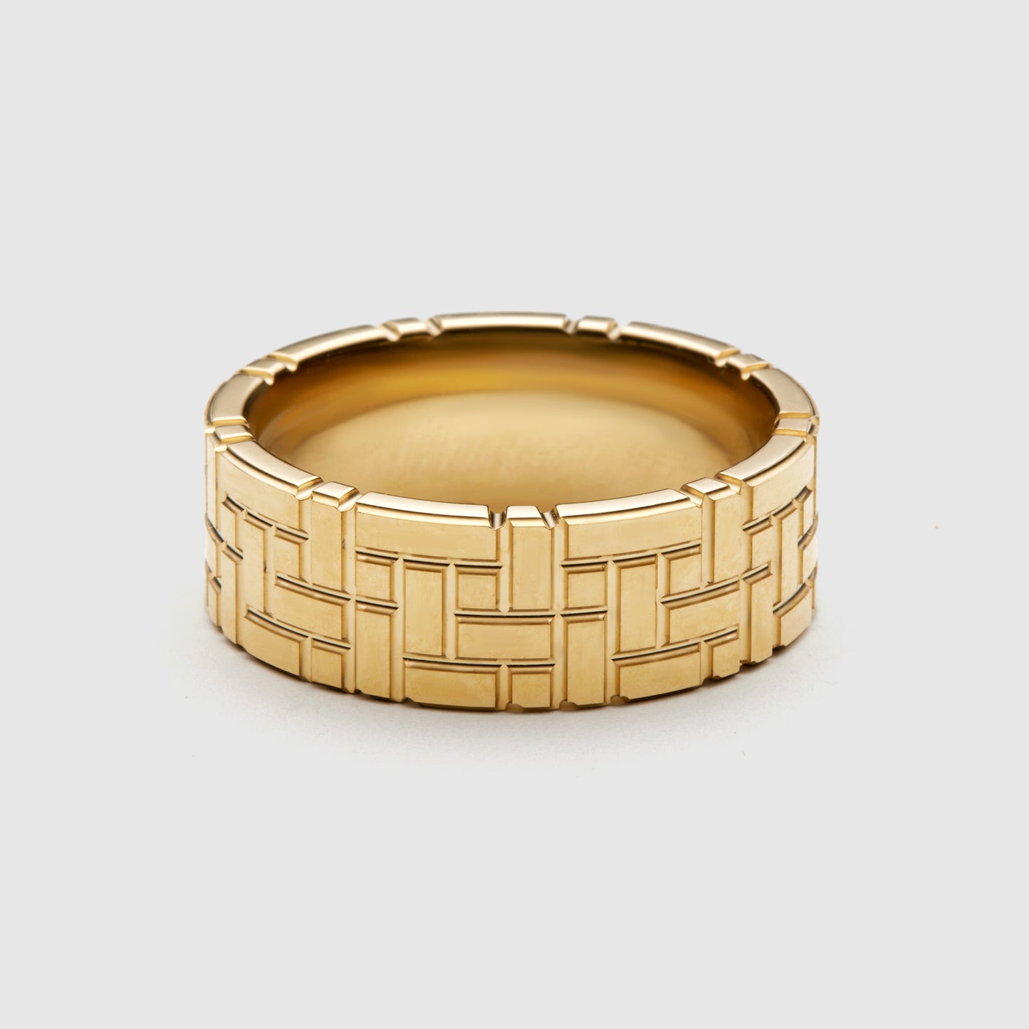 Geometric Wedding Band