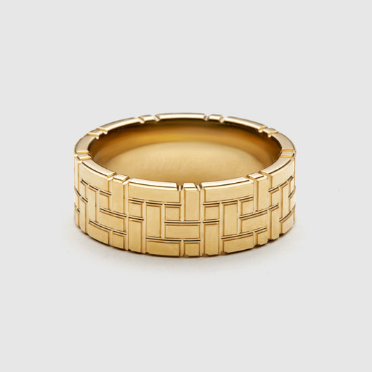 Geometric Wedding Band